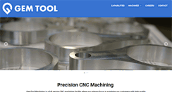 Desktop Screenshot of gemtoolmachining.com